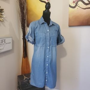 Michael Kors Denim Shirt Dress